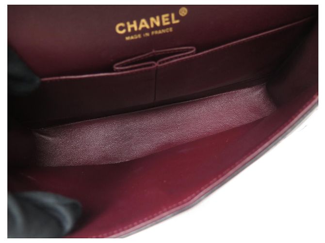 CHANEL CLASSIQUE 11.12 TIMELESS MEDIUM HANDTASCHE SCHWARZES LEDER SCHULTERGURT - Ansicht 11