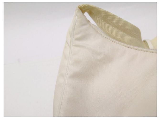 Re-Edition SAC A MAIN PRADA 1NE515 MINI RE EDITION 2000 EN NYLON BLANC BAGUETTE BAG - vue 19