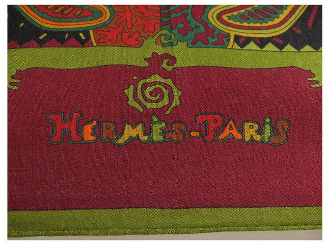 Hermès NEU HERMES LEGENDE KUNA PEUPLE DE PANAMA TUCH CARRE 90 KASHMIR & SEIDE - Ansicht 7