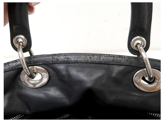 BORSA A MANO CHRISTIAN DIOR GRANVILLE IN PELLE CANNAGE CON TRACOLLA - vista 12