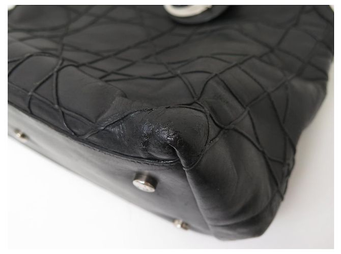BORSA A MANO CHRISTIAN DIOR GRANVILLE IN PELLE CANNAGE CON TRACOLLA - vista 16