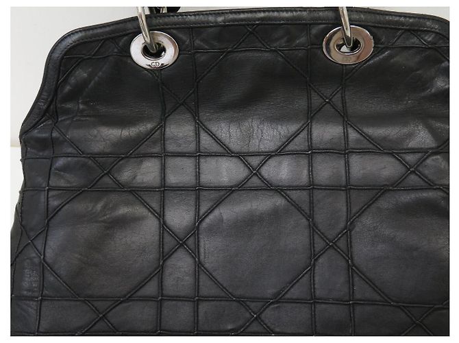 BORSA A MANO CHRISTIAN DIOR GRANVILLE IN PELLE CANNAGE CON TRACOLLA - vista 18