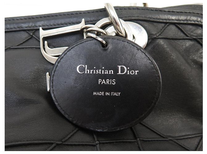 BORSA A MANO CHRISTIAN DIOR GRANVILLE IN PELLE CANNAGE CON TRACOLLA - vista 21