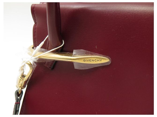 NEUE GIVENCHY PINCH MITTELARES HANDTASCHE BB5158B2CN BORDEAUX LEDER SCHULTERGURT - Ansicht 12