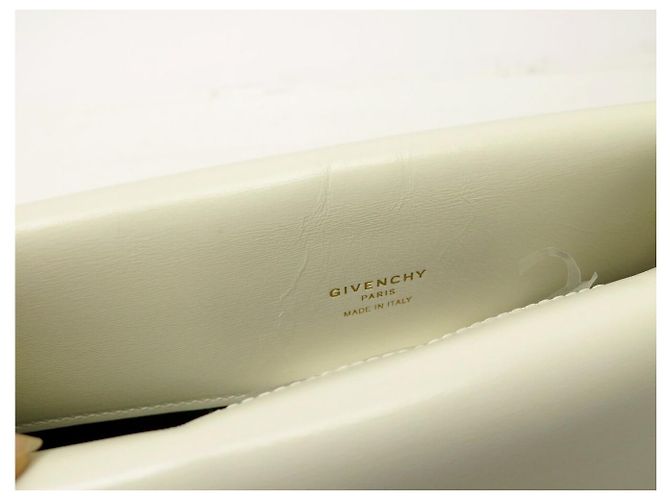 NEUE GIVENCHY PINCH MITTELARES HANDTASCHE BB5158B2CN WEISSES LEDER SCHULTERTASCHE - Ansicht 13