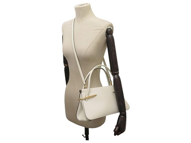 NEUE GIVENCHY PINCH MITTELARES HANDTASCHE BB5158B2CN WEISSES LEDER SCHULTERTASCHE - Ansicht 5