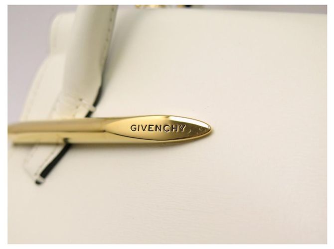 NEUE GIVENCHY PINCH MITTELARES HANDTASCHE BB5158B2CN WEISSES LEDER SCHULTERTASCHE - Ansicht 6