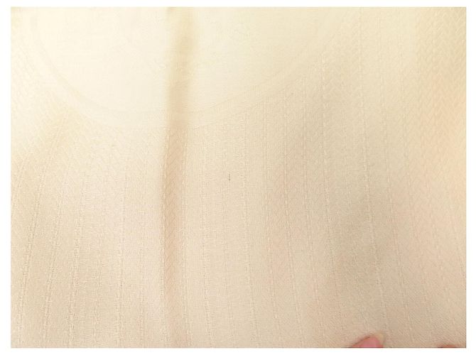 Hermès HERMES NEW EX LIBRIS KASHMIR & SEIDE GELBER SCHAL CASHMERE SHAWL - Ansicht 4