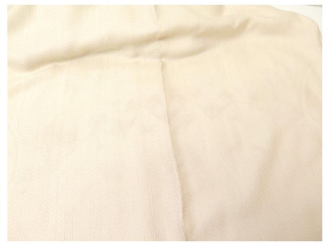 Hermès HERMES NEW EX LIBRIS KASHMIR & SEIDE GELBER SCHAL CASHMERE SHAWL - Ansicht 7