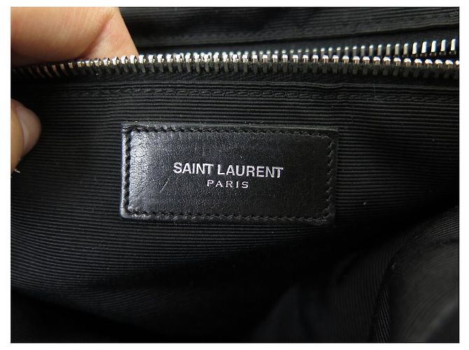 Autre Marque ZAINO SAINT LAURENT ROCK GR03 314671 PELLE NERA - vista 12