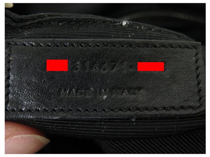 Autre Marque ZAINO SAINT LAURENT ROCK GR03 314671 PELLE NERA - vista 13