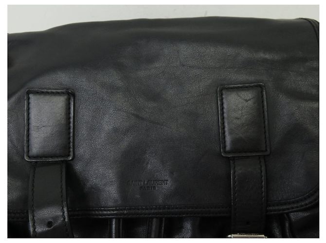 Autre Marque ZAINO SAINT LAURENT ROCK GR03 314671 PELLE NERA - vista 16