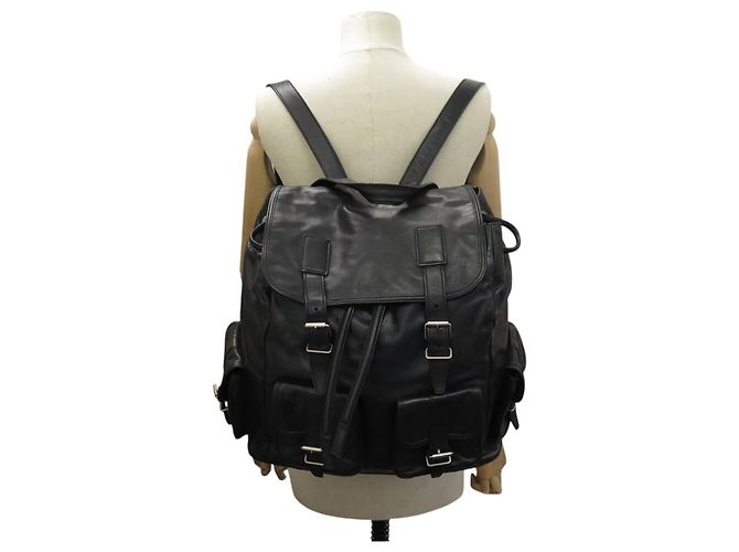 Autre Marque ZAINO SAINT LAURENT ROCK GR03 314671 PELLE NERA - vista 5