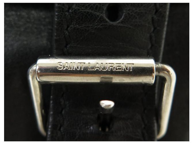 Autre Marque ZAINO SAINT LAURENT ROCK GR03 314671 PELLE NERA - vista 7
