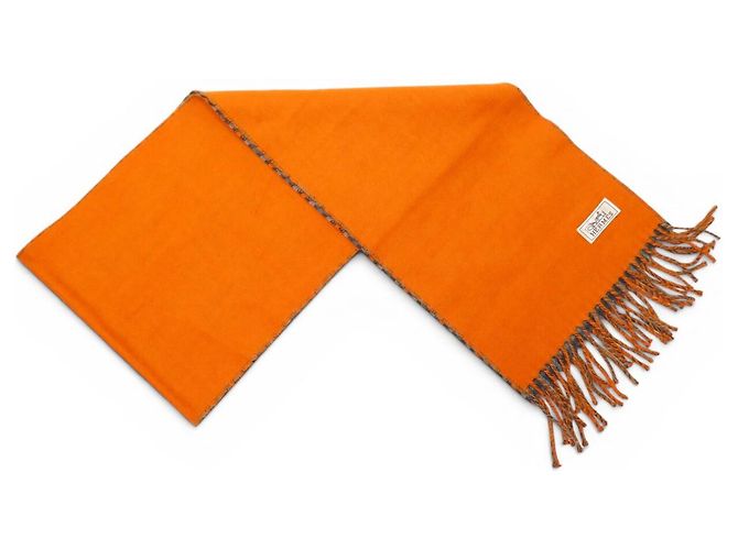 Hermès NUOVA SCIARPA HERMES REVERSIBILE TARTAN CLOU DE SELLE IN CASHMERE - vista 4