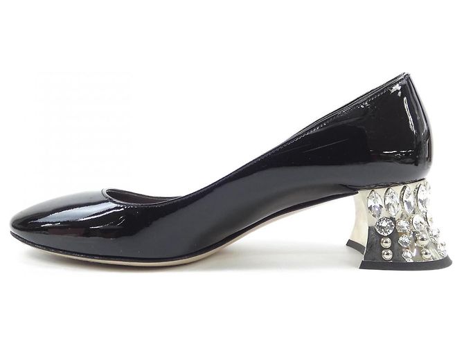 Miu Miu Black Leather Pumps - view 2
