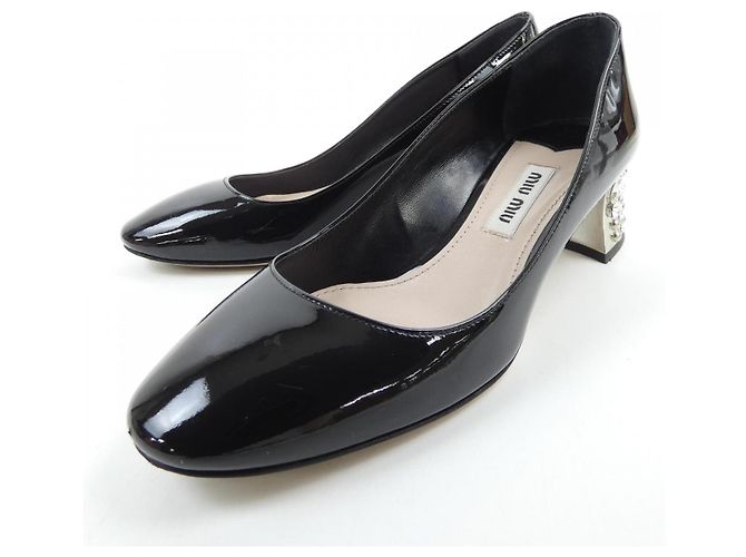 Miu Miu Black Leather Pumps - view 3