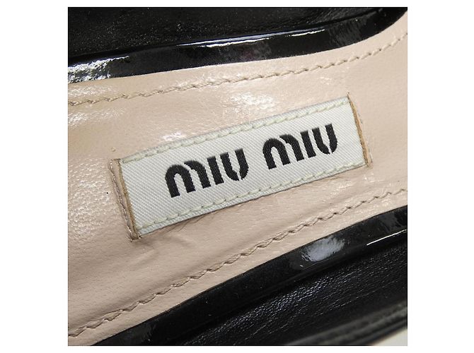 Miu Miu Black Leather Pumps - view 6