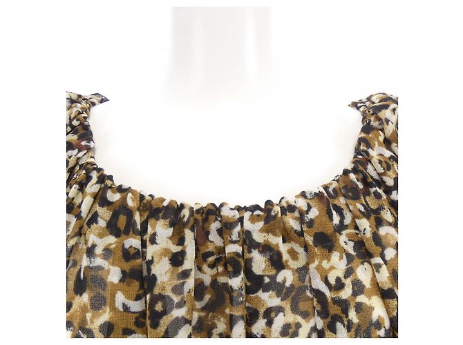 Autre Marque Vestido IENA Marrón Negro Beige - vista 5