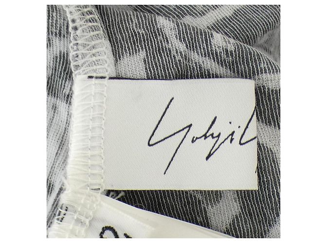 Autre Marque Yohji Yamamoto Top Grau Schwarz - Ansicht 4