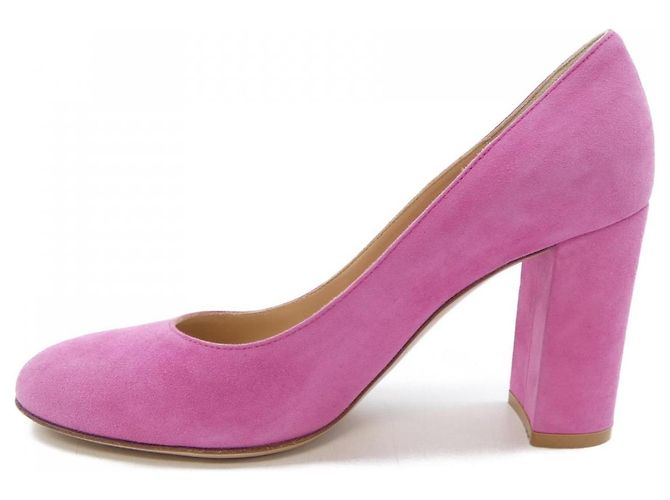 Autre Marque Décolleté Gianvito Rossi in pelle rosa - vista 2