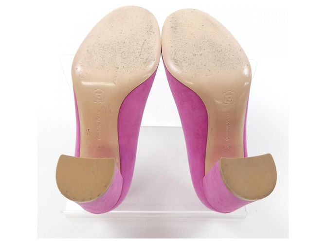 Autre Marque Décolleté Gianvito Rossi in pelle rosa - vista 4
