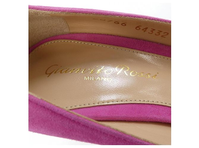 Autre Marque Décolleté Gianvito Rossi in pelle rosa - vista 6