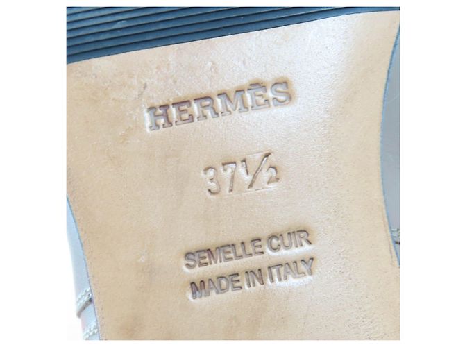 Hermès Neo Kelly Buckle Leder Stiefeletten 37.5 - Ansicht 11