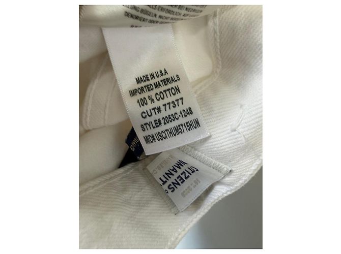 Citizens of Humanity Vaqueros Wide Leg Blancos - vista 5