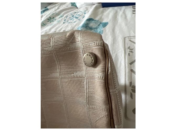 Chanel Vanity Case monogrammiertes Canvas beige - Ansicht 10