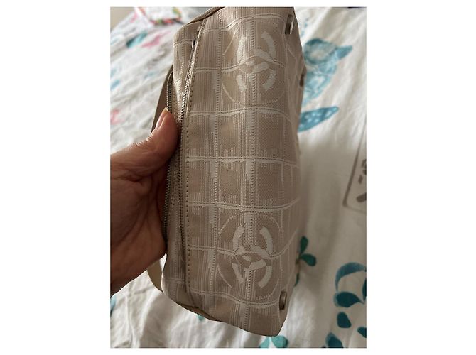 Chanel Vanity Case monogrammiertes Canvas beige - Ansicht 11