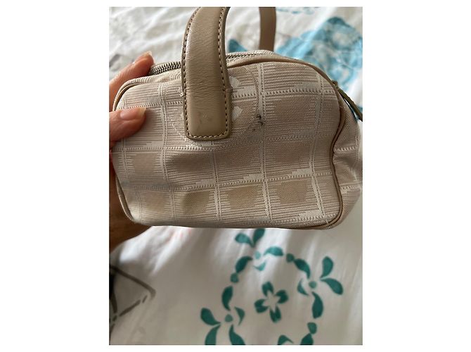 Chanel Vanity Case monogrammiertes Canvas beige - Ansicht 13
