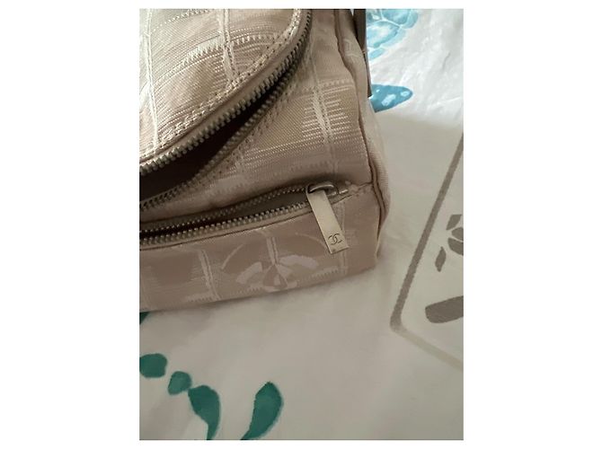 Chanel Vanity Case monogrammiertes Canvas beige - Ansicht 2