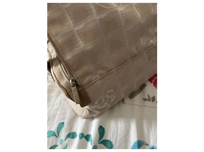 Chanel Vanity Case monogrammiertes Canvas beige - Ansicht 4