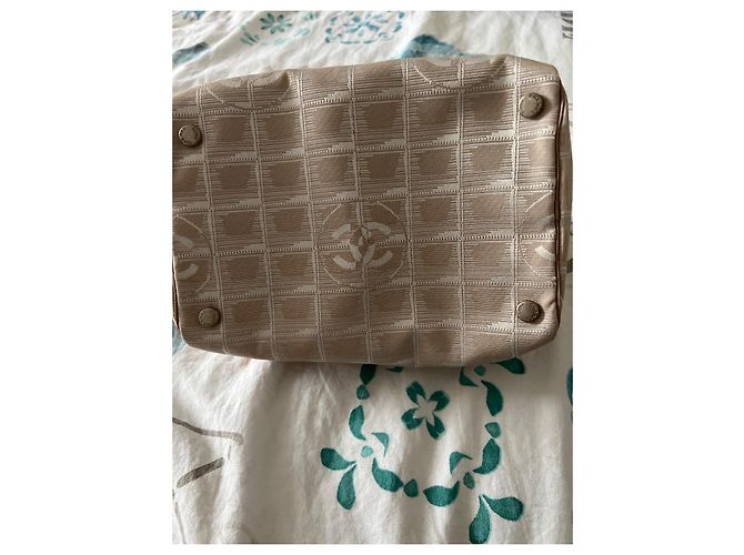 Chanel Vanity Case monogrammiertes Canvas beige - Ansicht 9