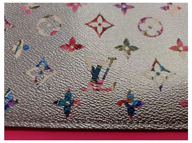 Louis Vuitton Pochette Monogram Multicolor Clutch Silber - Ansicht 3