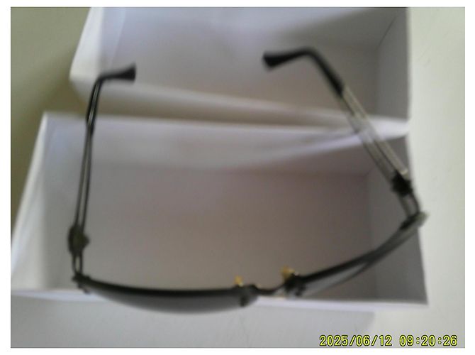 Versace Medusa Sonnenbrille aus Metall und schwarzem Kunststoff - Ansicht 2