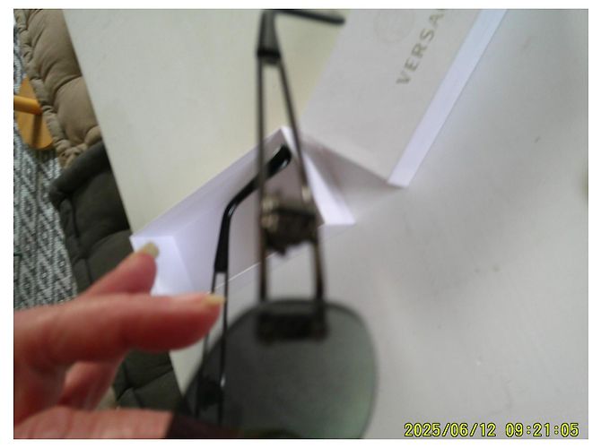 Versace Medusa Sonnenbrille aus Metall und schwarzem Kunststoff - Ansicht 6