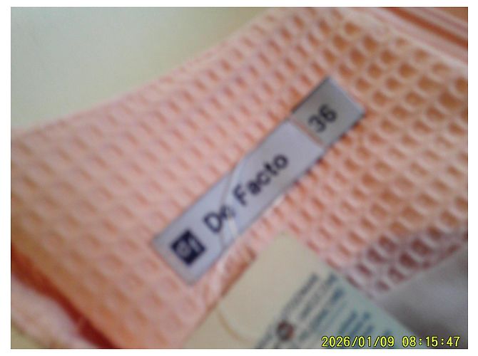 Autre Marque Vestido Rosa Texturizado De Facto - vista 8