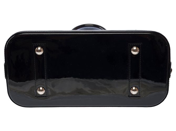 LOUIS VUITTON Alma Tasche aus schwarzem Lackleder - 104018 - Ansicht 11