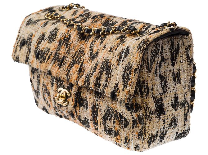 Borsa CHANEL in Tweed Multicolor - 104016 - vista 5