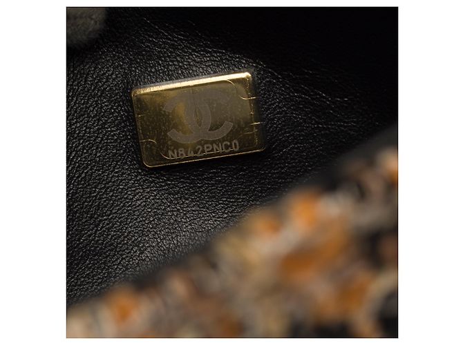 Borsa CHANEL in Tweed Multicolor - 104016 - vista 8