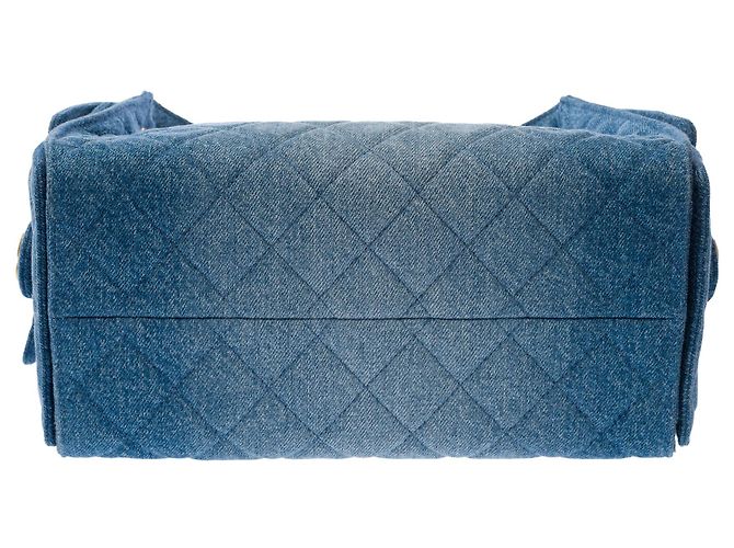 Bolsa CHANEL em Denim Azul - 104009 - vista 11
