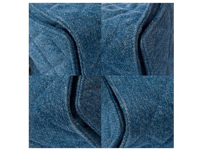 Bolsa CHANEL em Denim Azul - 104009 - vista 12