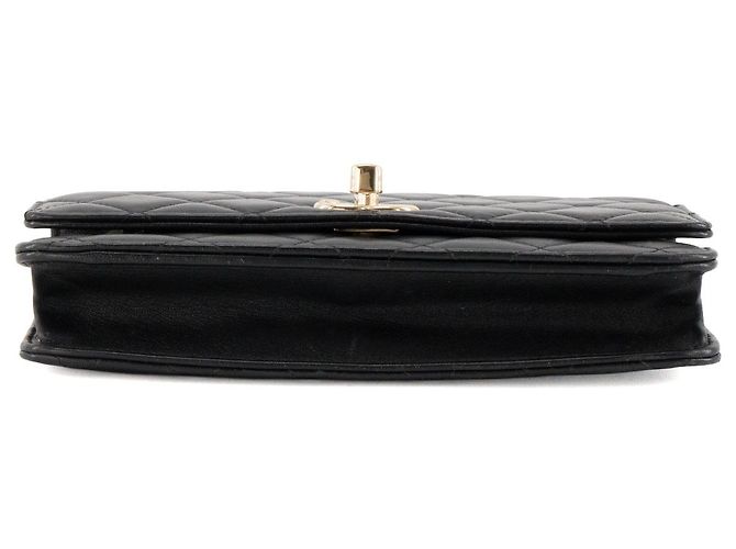 CHANEL - Borsa a tracolla Wallet On Chain Trendy CC Chanel in pelle liscia nera - vista 4