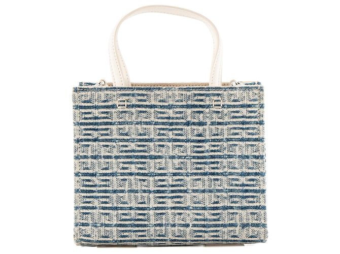 GIVENCHY - Bolsa de ombro G Tote Givenchy em lona denim azul marinho - vista 3