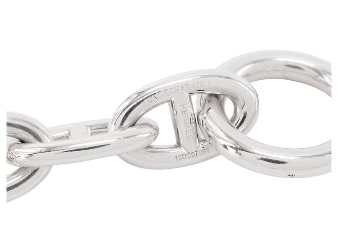 HERMÈS - Pulsera Chain d’Ancre modelo muy grande Hermès en plata - vista 2