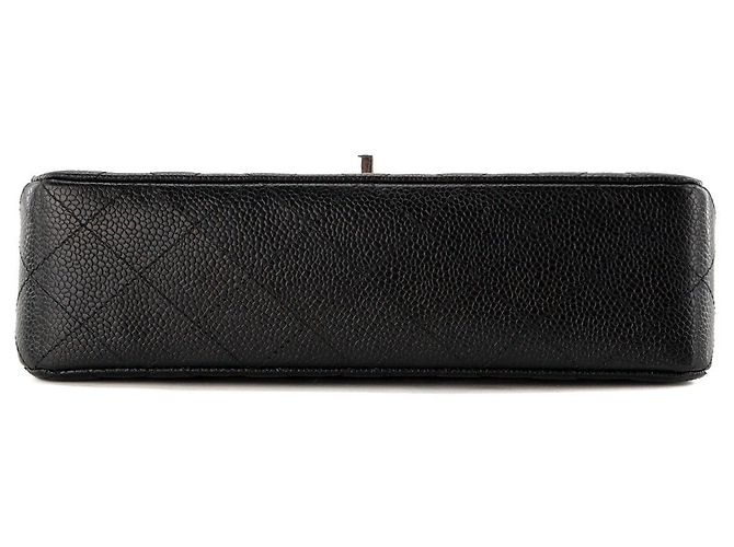 CHANEL - Borsa a tracolla Classique/Timeless 11.13 small Chanel in pelle caviar nera - vista 4