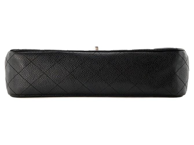CHANEL - Borsa a tracolla Classique/Timeless 11.12 Chanel in pelle caviar nera - vista 4