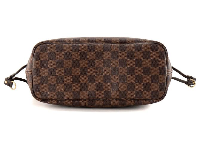 LOUIS VUITTON - Borsa tote Neverfull PM Louis Vuitton in toile enduite damier ébène - vista 4